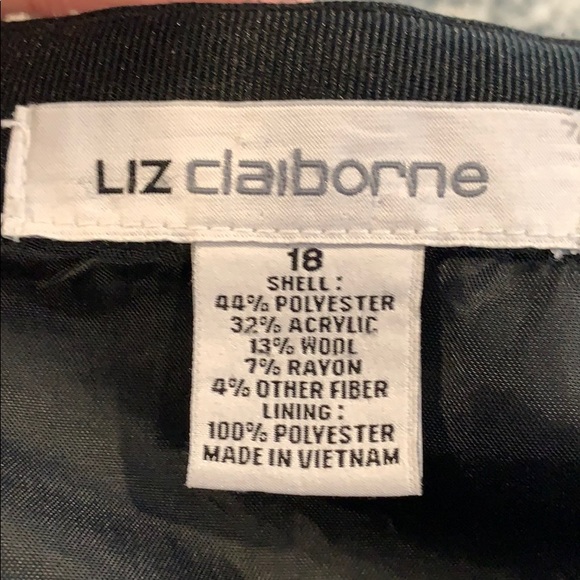 Liz Claiborne Houndstooth Skirt - Picture 2 of 7